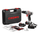 CROWN CT21052LH-ელექტრო სახრახნისი 2 ბატარიით 12V - Image 3
