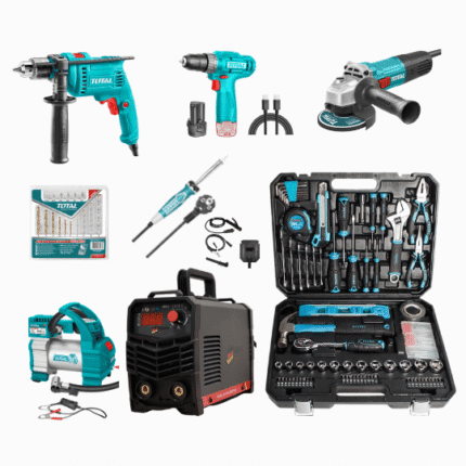 TOTAL, FIXTEC, BAUMANN ხელსაწყოების კომბო ნაკრები 190924