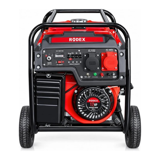 RODEX გენერატორი ბენზინის ძრავით, ATS სისტემით, 7.5 კილოვატი RODEX გენერატორი ბენზინის ძრავით, ATS სისტემით, 7.5 კილოვატი